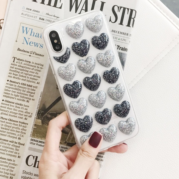 Accessories - NEW iPhone 7/8/Plus/X/XS/Max/XR 3D Heart Case